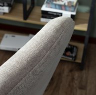 Chair + Footstool 1986 Light Grey