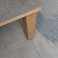 Chair + Footstool 1986 Light Grey