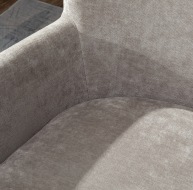 Chair + Footstool 1986 Light Grey