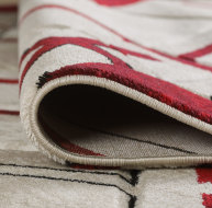 Accra Rug - Cream Red