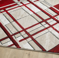 Accra Rug - Cream Red