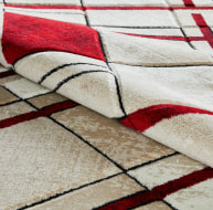 Accra Rug - Cream Red