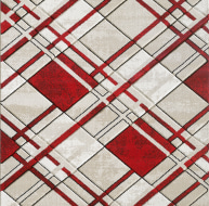 Accra Rug - Cream Red