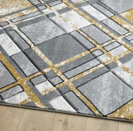 Accra Rug - Grey Gold