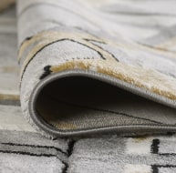 Accra Rug - Grey Gold