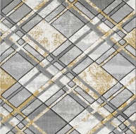 Accra Rug - Grey Gold