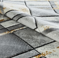 Accra Rug - Grey Gold