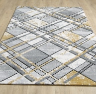 Accra Rug - Grey Gold
