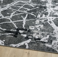 Alisa Rug - Dark Grey Black