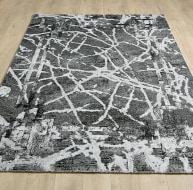 Alisa Rug - Dark Grey Black