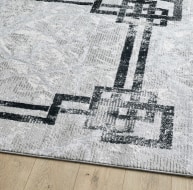 Alisa Rug - Grey Black