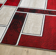 Lagos Rug - Cream Red