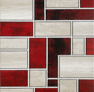 Lagos Rug - Cream Red