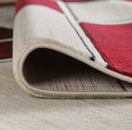 Lagos Rug - Cream Red
