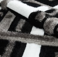 Mercury Rug - Black Grey