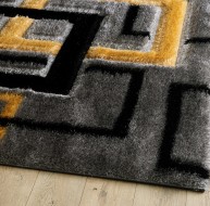 Mercury Rug - Grey Gold