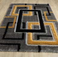 Mercury Rug - Grey Gold