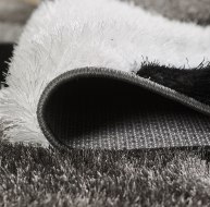 Pluton Rug - Black Grey