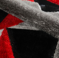 Pluton Rug - Grey Red