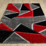 Pluton Rug - Grey Red
