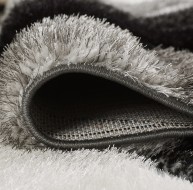 Saturn Rug - Black Grey