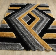Saturn Rug - Grey Gold