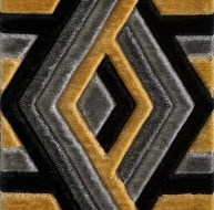 Saturn Rug - Grey Gold