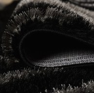 Venus Rug - Black Grey