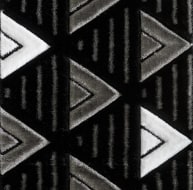 Venus Rug - Black Grey