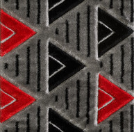 Venus Rug - Grey Red