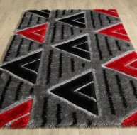 Venus Rug - Grey Red