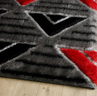 Venus Rug - Grey Red