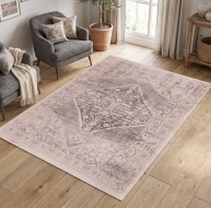 beige ornate rustic pattern rug