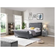 Kilkenny Grey Side Gas-Lift Bed