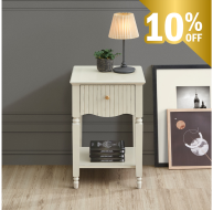 Ritz Lamp Table - Cream