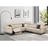 Milan Electric Corner Suite (Cream)