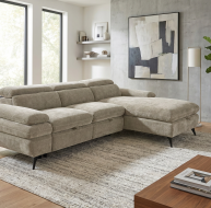 cream fabric sofabed
