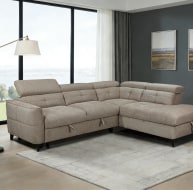 Sophie Corner Sofa Brown