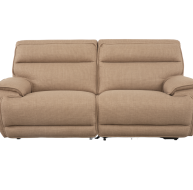 beige 2 seater fabric sofa