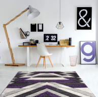 Asher Rug Grey-Lilac