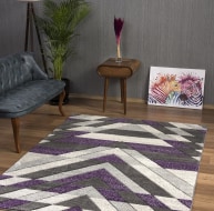 Asher Rug Grey-Lilac