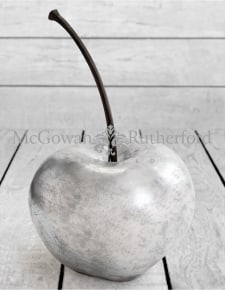 Extra Large Silver Leaf Cherry Table Decor *CLEARANCE ITEM*