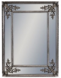 Silver Square French Mirror