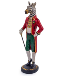 Standing Gentry Zebra Figure