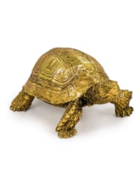 Small Gold Tortoise Figure