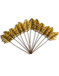 Metallic Gold Large Single Fern Leaf (to be bought in qtys of 12)