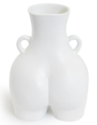 Matt White Large "Love Handles" Booty Vase