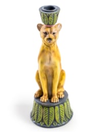 Leopard Candlestick