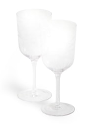 Palm-Etched Wine Glass (to be bought in qtys of 4)