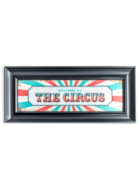 Large Mirrored "Welcome To The Circus" Wall Sign